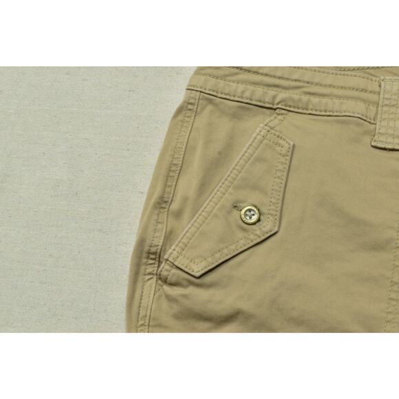 Torrid Women's Plus Size 22 Khaki Twill Shorts W/ Pockets Cotton Blend NEW - Picture 5 of 8